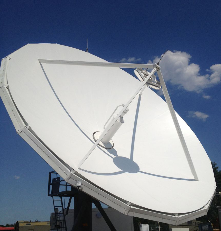 The new uplink station offers superior transmission services to the Middle East