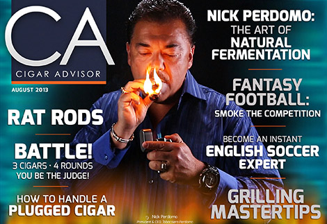 Cigar Advisor - August 2013...with Nick Perdomo