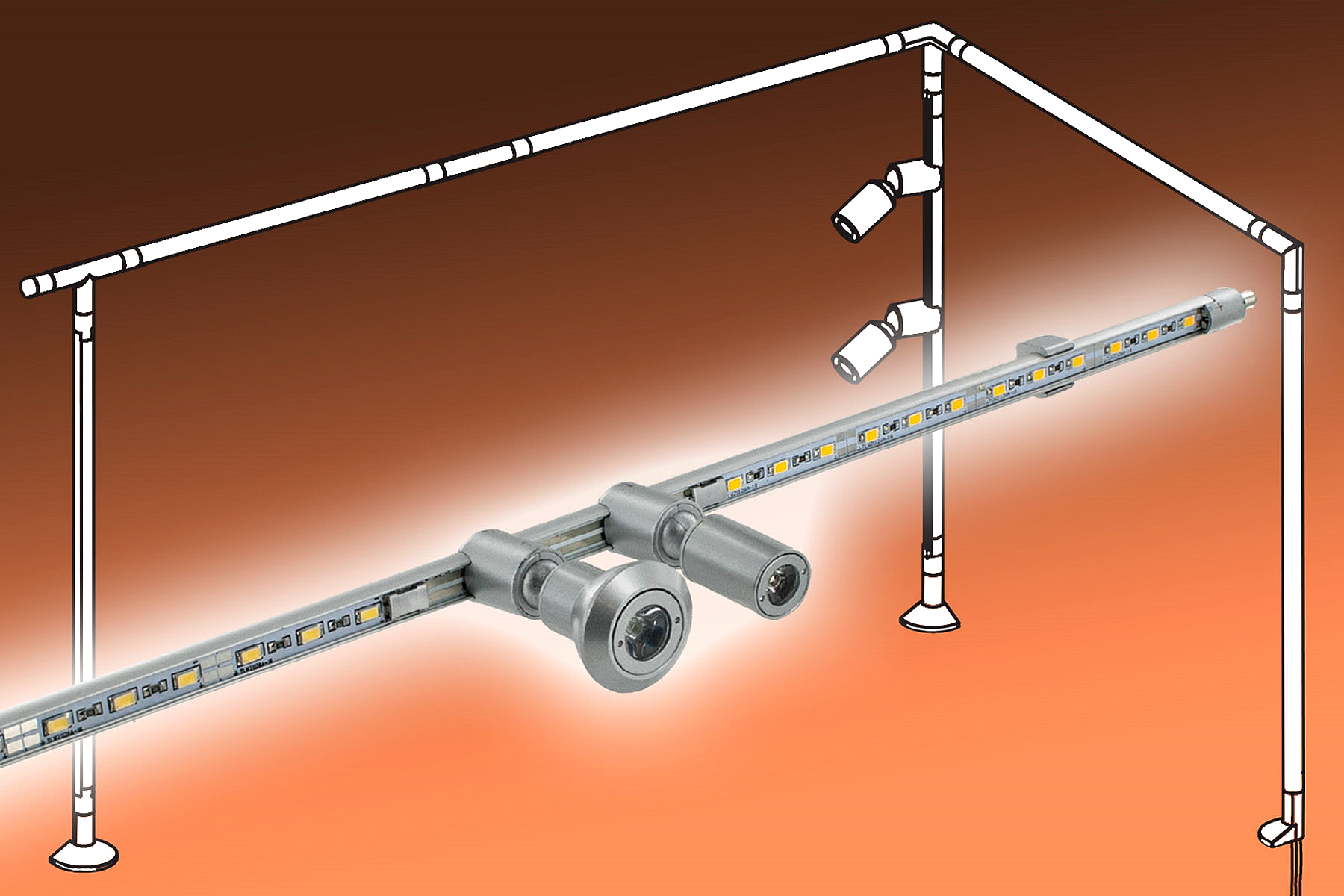 Outwater’s Omni Wand T2 & Omni Spot Vertical LED Lighting Systems