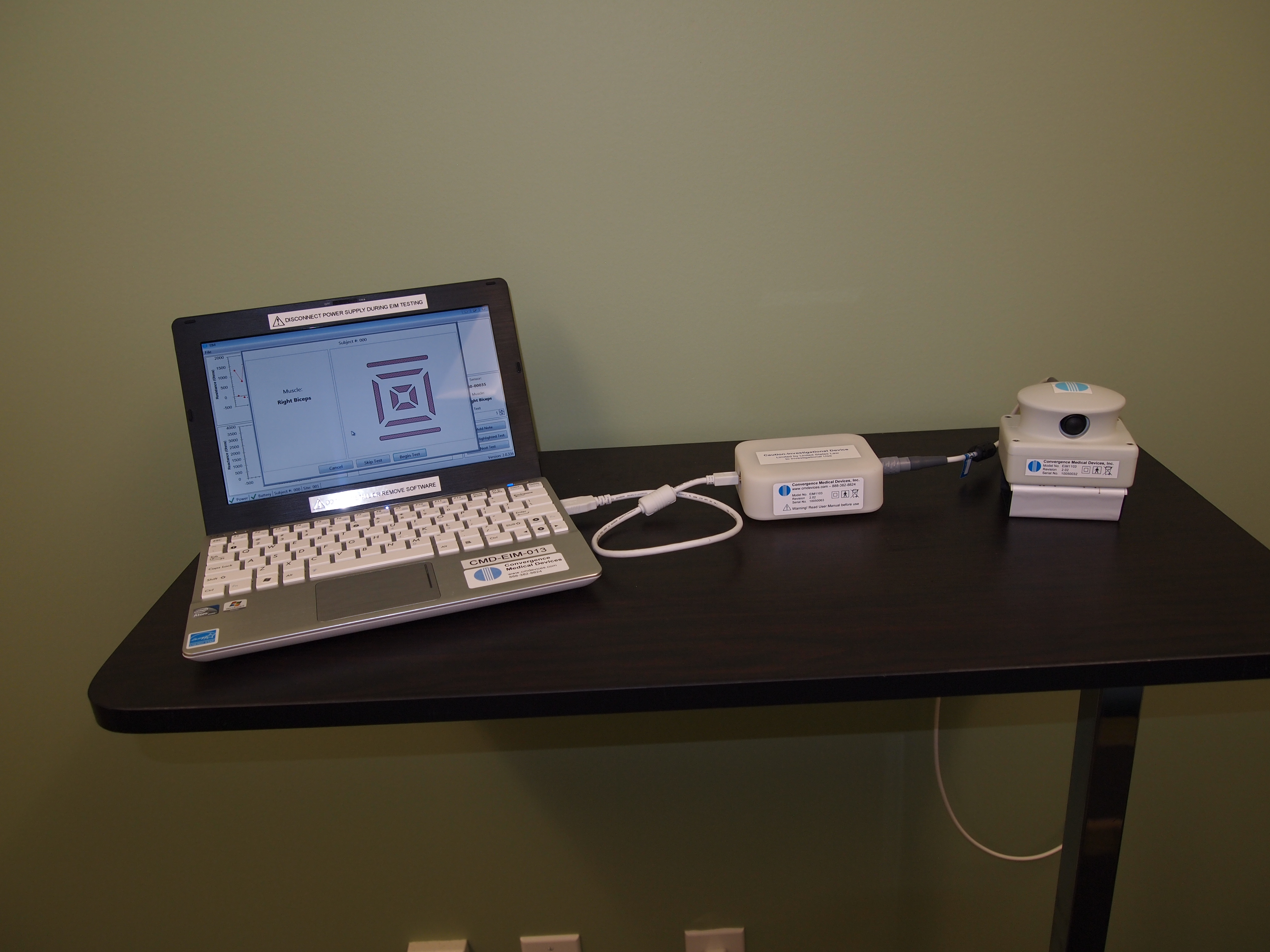 Full electrical impedance myography (EIM) device