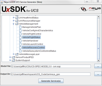 UCS SDK Screenshot