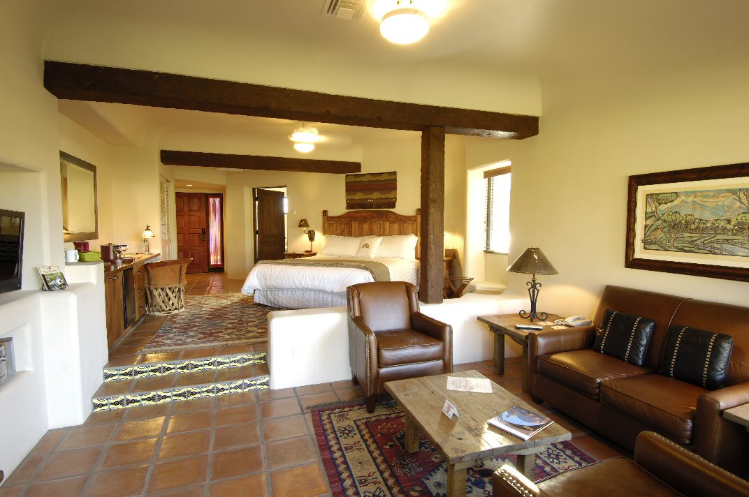 Hacienda Style Guest Rooms