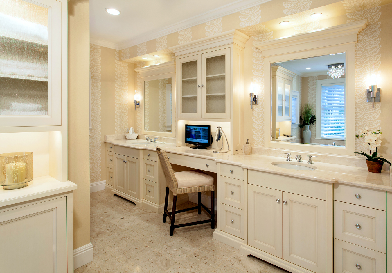 Lewis & Weldon Custom Cabinetry (Hyannis, MA) won first place in the Residential Bath category in the second annual PureBond® Quality Awards competition.
