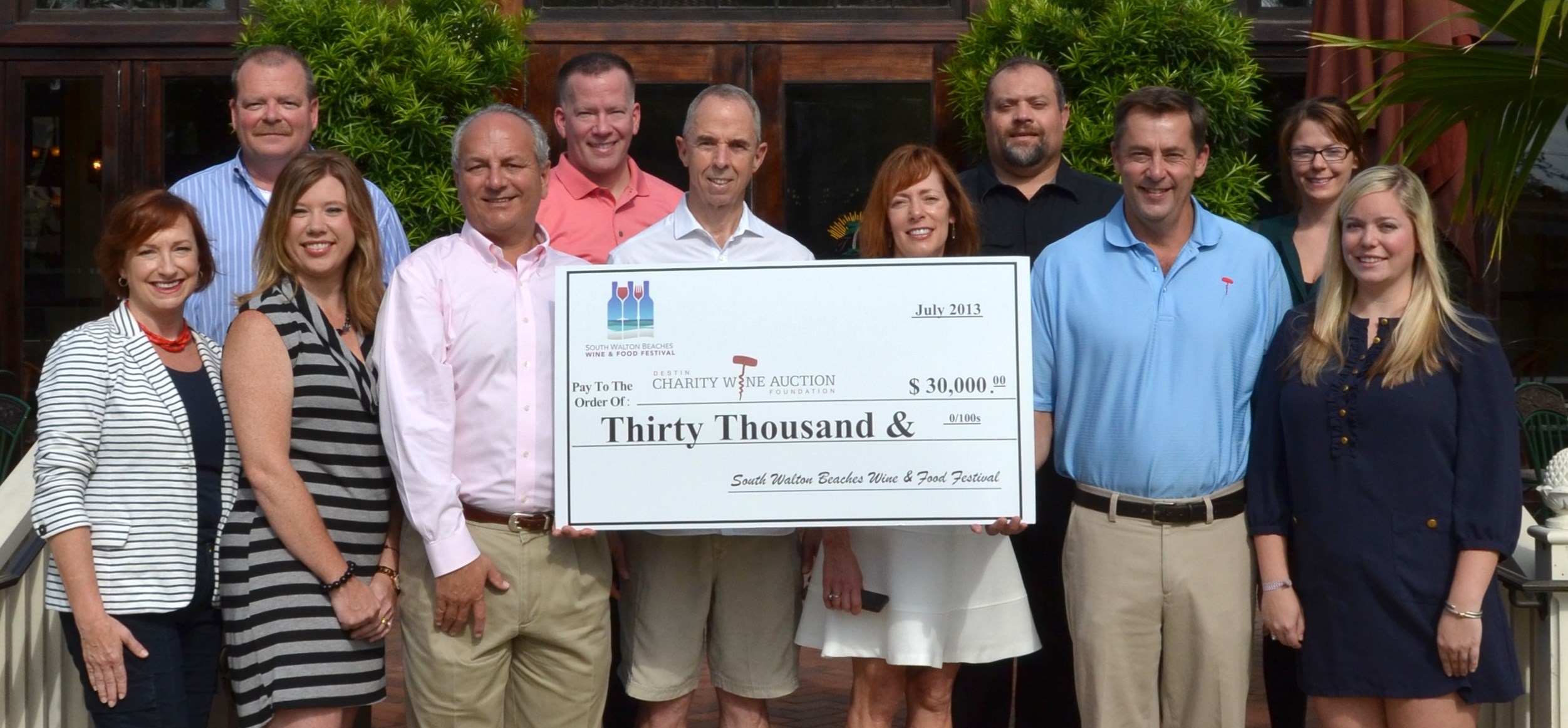 $30,000 Donation to Destin Charity Wine Auction Foundation