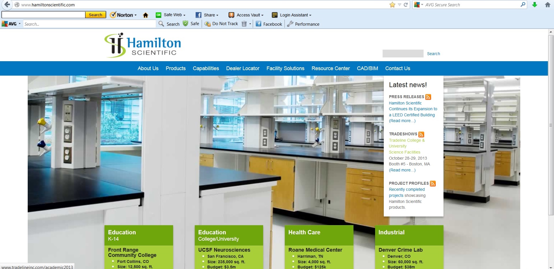 Hamilton Scientific unveils new website with an expanded resource center