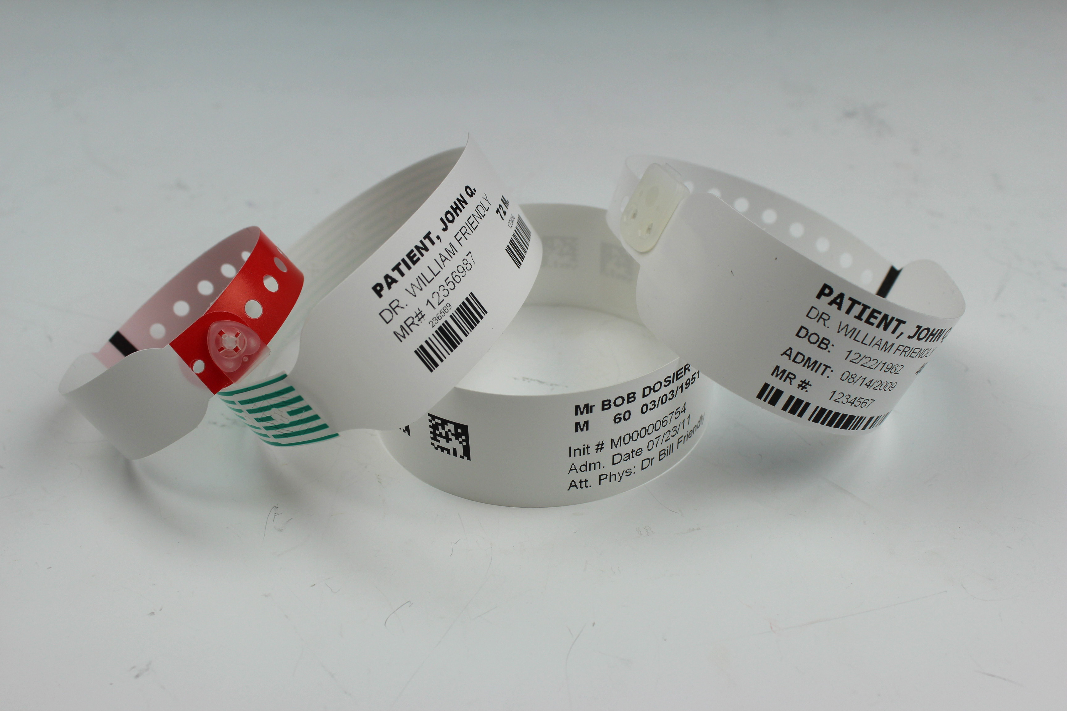 PDC Healthcare's "Comfort Collection" thermal patient ID wristbands