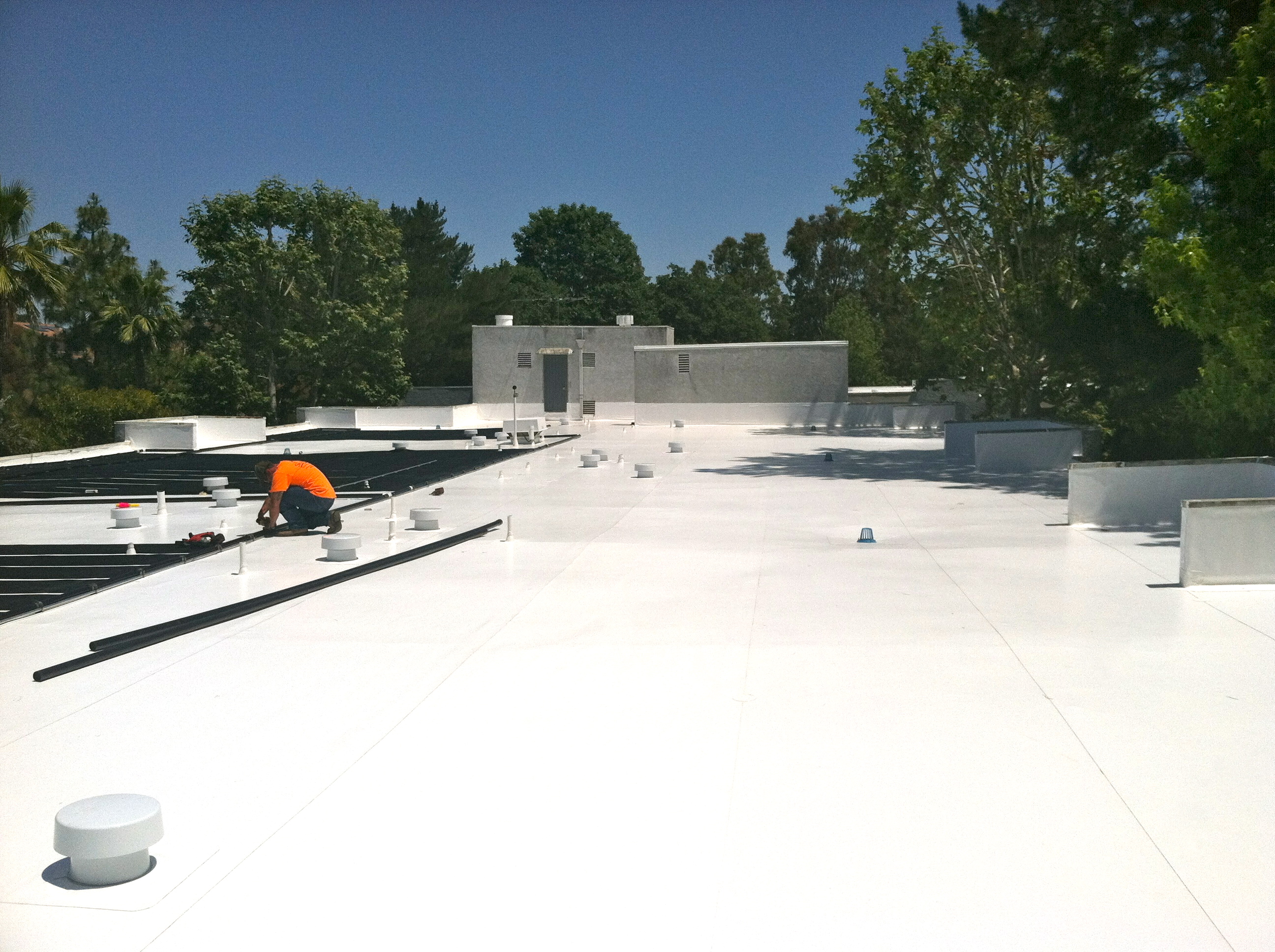 IB Roof System installed by Chandler's Roofing on The Estates Condominiums in Rancho Palos Verdes, CA.