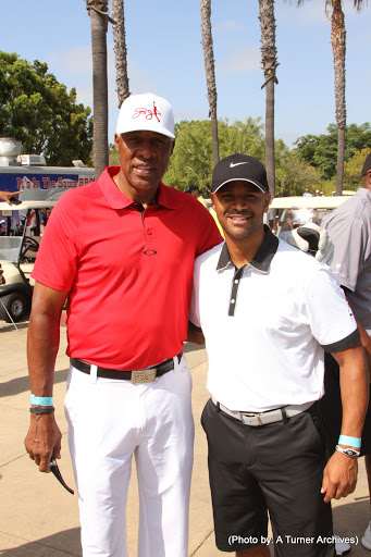 Julius "Dr. J" Erving and Dondre Whitfield. Photo by A Turner Archives