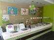 Yogurtland offers more than 45 premium toppings including hand-cut fresh fruit, chocolate, favorite cereals and more for guests to create their own treat.