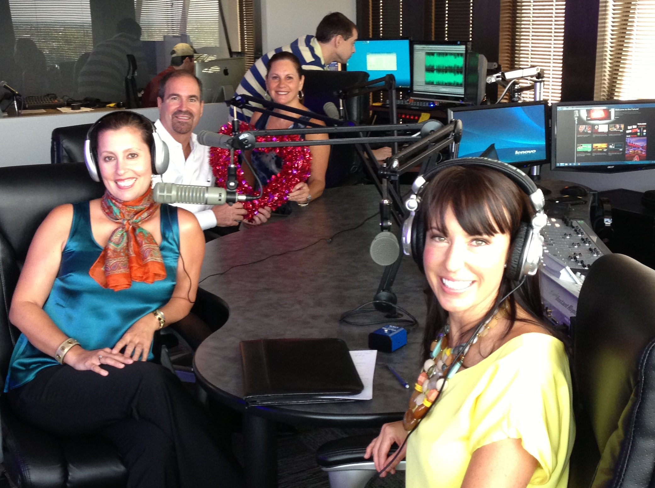 Lori Anna Harrison (front right) has joined the "Java with John" show as co-host. The show airs on Wednesdays at 9:00 a.m.