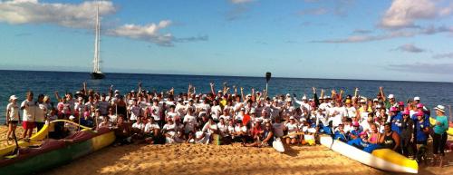 Pacific Cancer Foundaiton's 2012 Paddle for Life Voyage to Lana'i