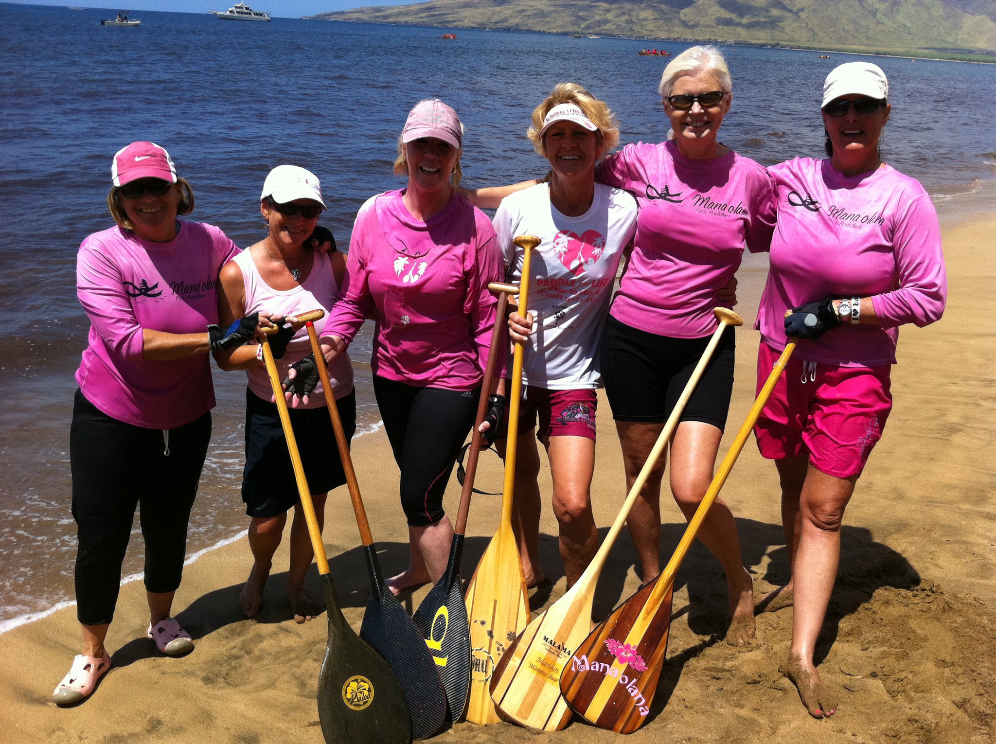Pacific Cancer Foundation - Pink Paddlers - Paddle for Life Voyage to Lana'i
