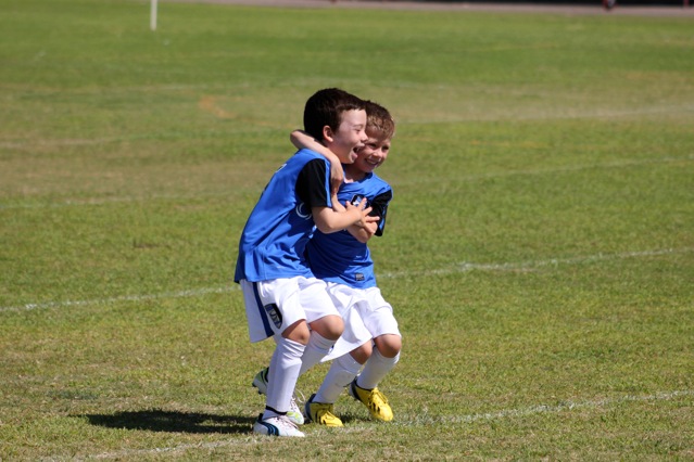 Jack Sanguinetti  and Tristan Teeter Celebrate