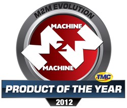 M2M Evolution Product of the Year logo