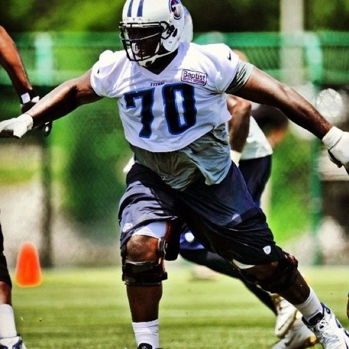 Chance Warmack at Titans Practice