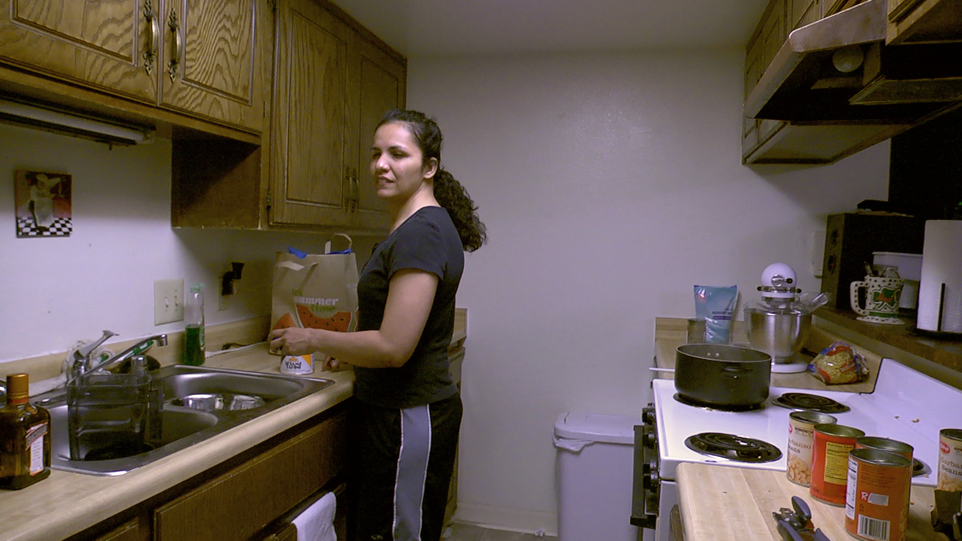 Blind Judoka Christella Garcia - Preparing a Meal