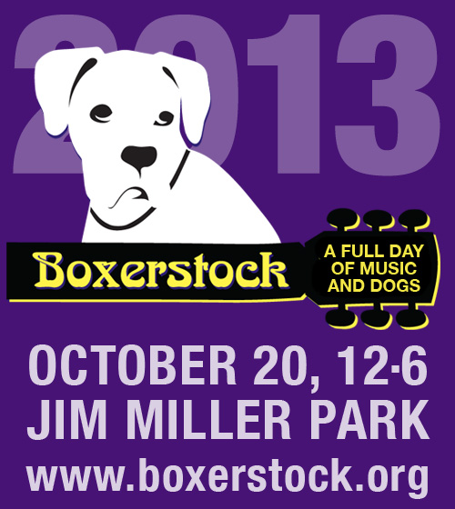 The 6th annual Boxerstock Music Festival on October 20 at Jim Miller Park in Marietta, GA.