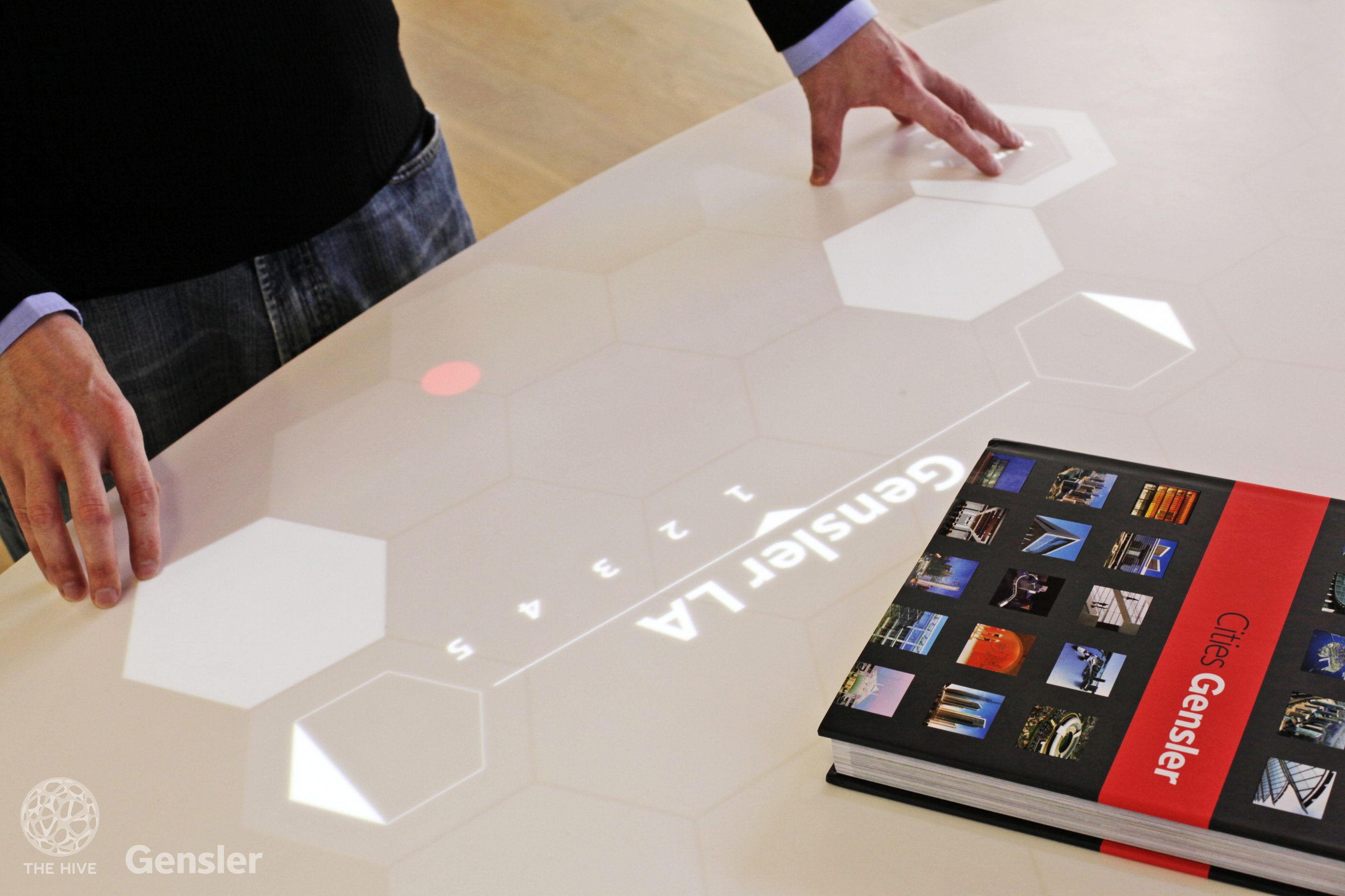The Hive / Gensler Multi Surface Experience, Book and Interface