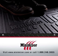 Minimizer is the first heavy0duty trucking floor mat I