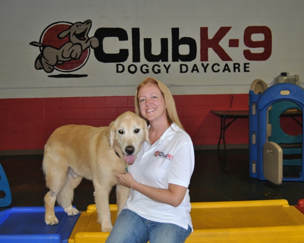 Christina Massie and Gunner the Golden