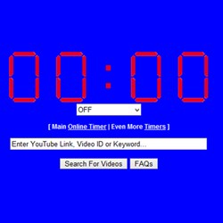 The Video Timer from OnlineClock.net