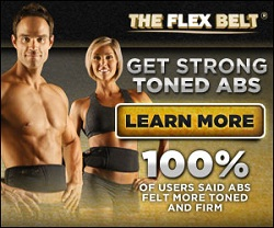 THE FLEX BELT AB BELT WORKOUT - FDA CLEARED TO TONE, FIRM AND