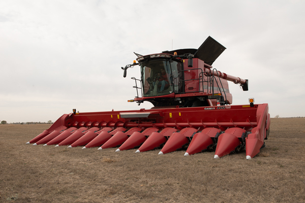The new Case IH 4400 and 4200 corn heads include several features that allow them to pick more corn at higher ground speeds in adverse conditions, like heavy-duty drives engineered for high-speed harv