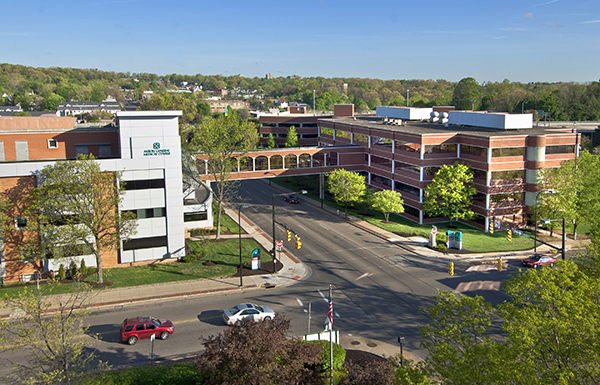 Aerial view of Akron General Medical Center in Akron, Ohio