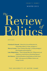 The Review of Politics