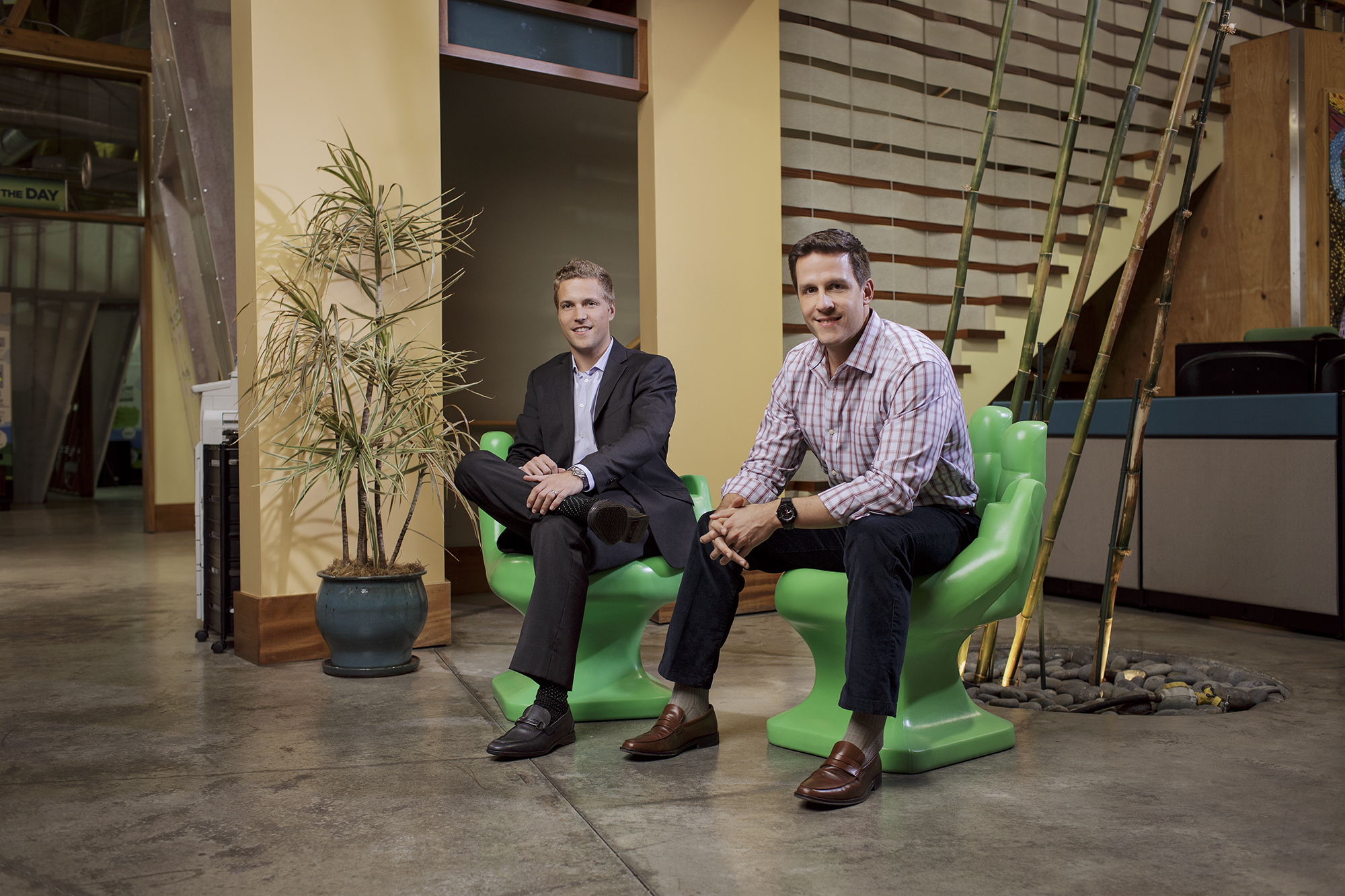 Sean Kelly (L) and Andy Mackensen (R) Co-Founded HUMAN in 2008 to make healthy food more convenient than junk food