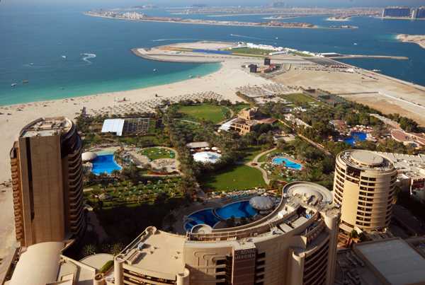 View from Dubai Marina apartment building