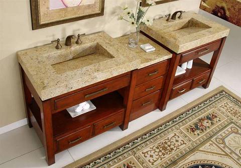 To Integrated Stone Sinks For The Bathroom, Bathroom Countertop With Built In Sink