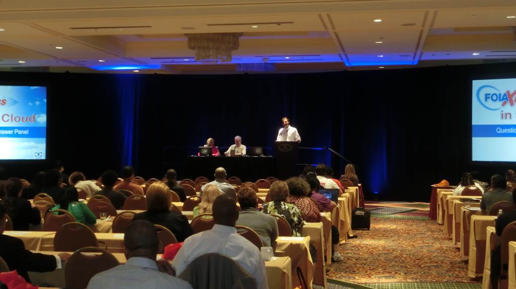 Cloud Discussion Panel at the 2013 FOIAXpress Users Group Conference