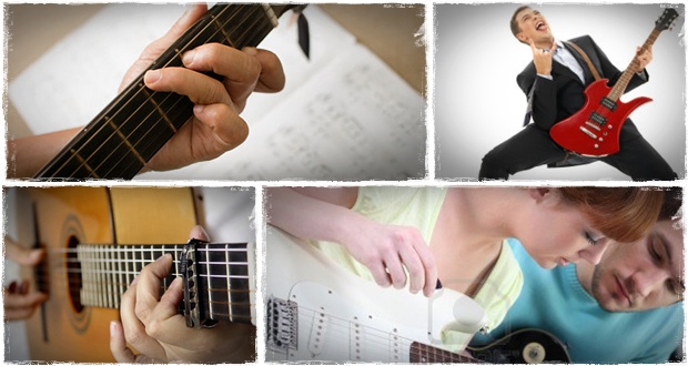 how to play an electric guitar