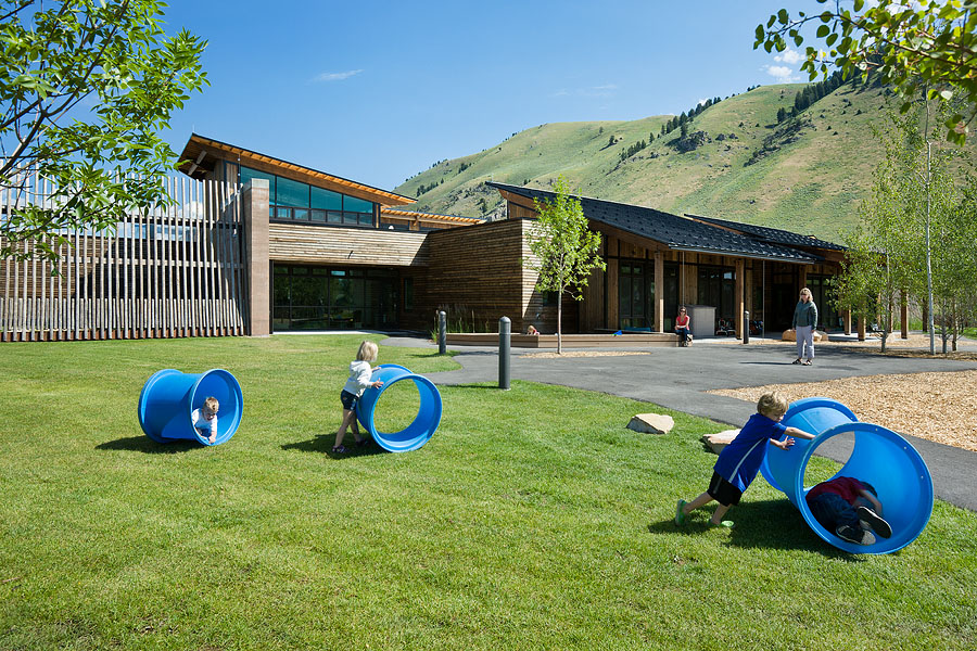 A previous educational project by Ward + Blake Architects, “The Ranch” Children’s Learning Center in Jackson Hole was LEED Gold certified.