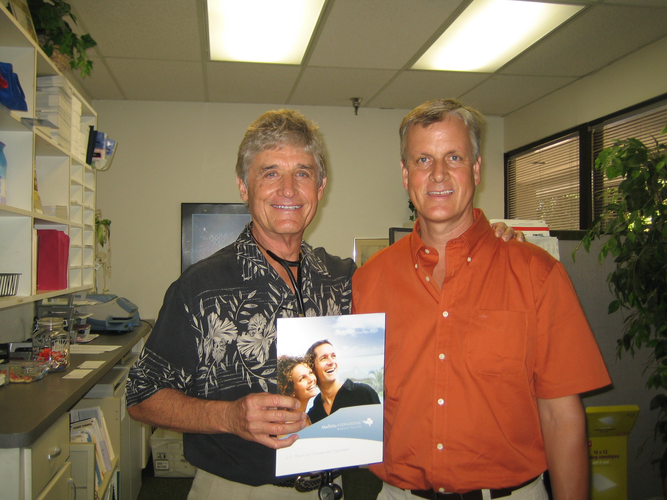 MedToGo Founder, Dr. Robert Page and Orthopedic Surgeon Dr. Max Greig in Phoenix