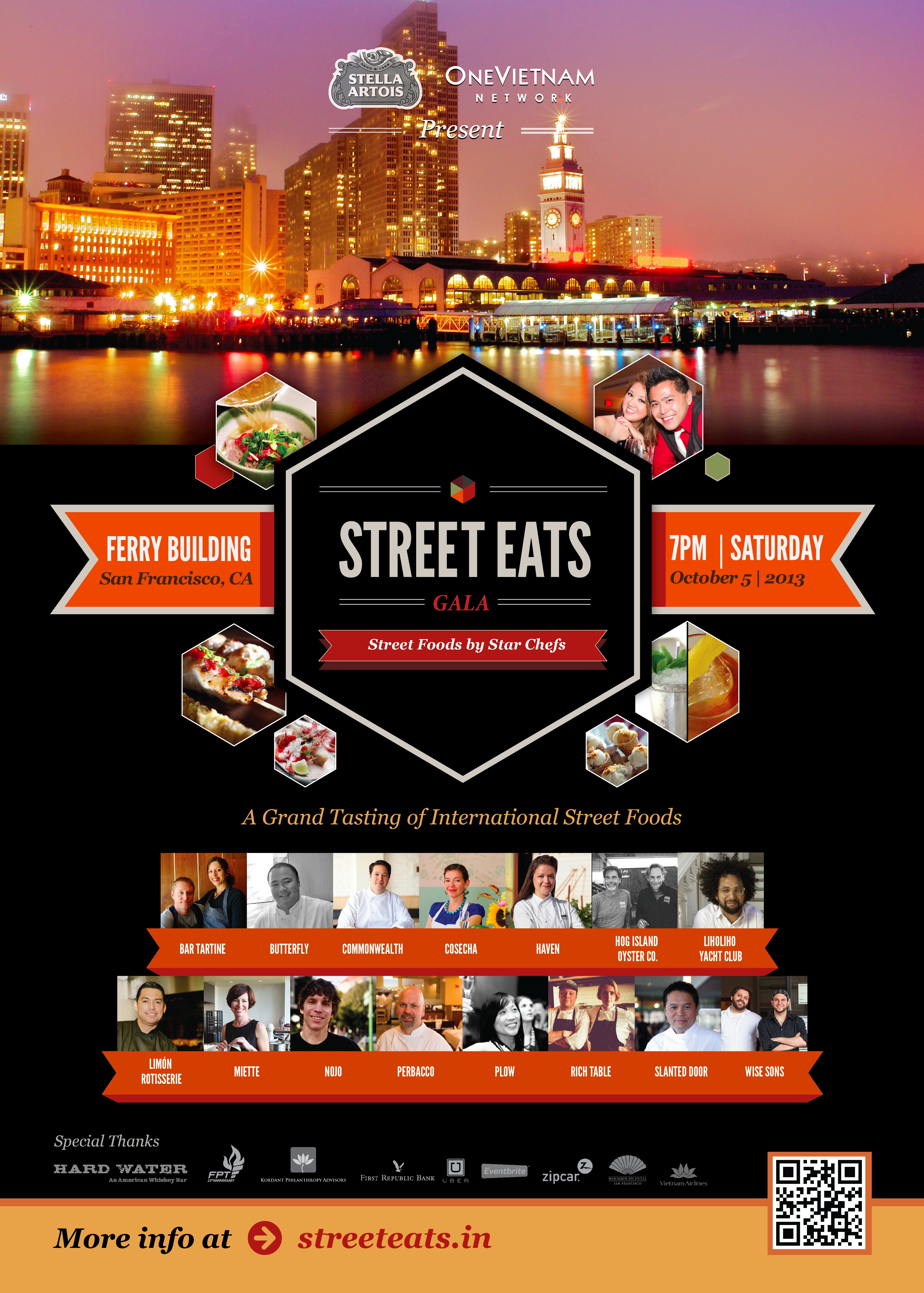 Street Eats Large Poster