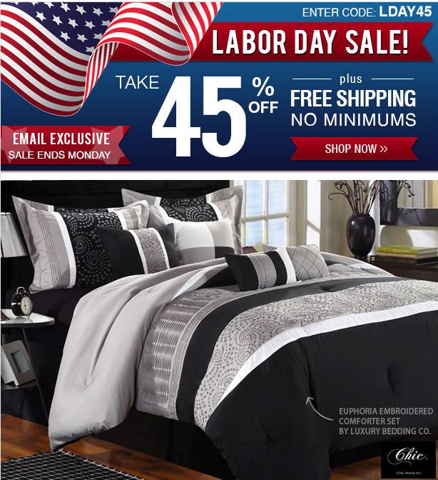 Bedding.com Labor Day 2013 Sale