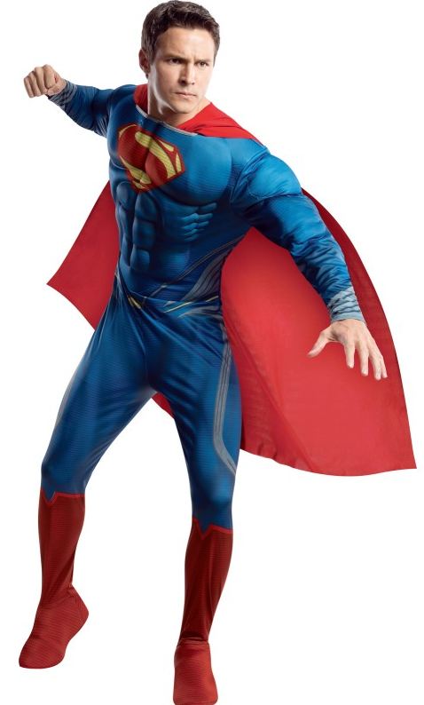 Man of Steel – Superman deluxe costume at BuyCostumes.com, offered on Orange Tuesday at a special price of $29.99 (regularly $54.99).