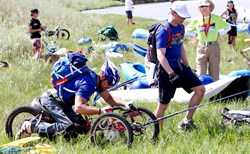 Teams transition at the 2012 Adventure TEAM Challenge.