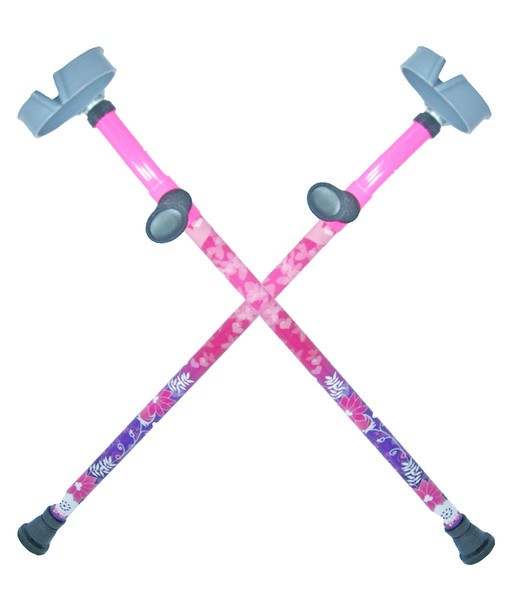 Customizedcrutches.com Floral Crutches