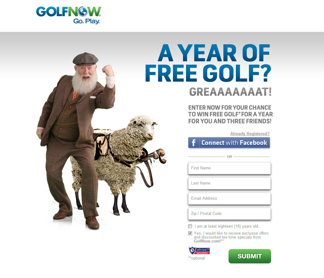 Golf Channel’s GolfNow Launches “Free Golf For A Year” Contest