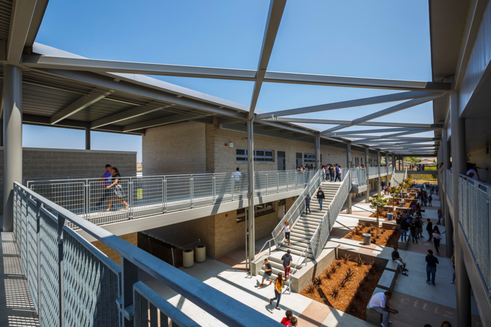 Montgomery Middle School and its 900 students are enjoying new, highly sustainable facilities.