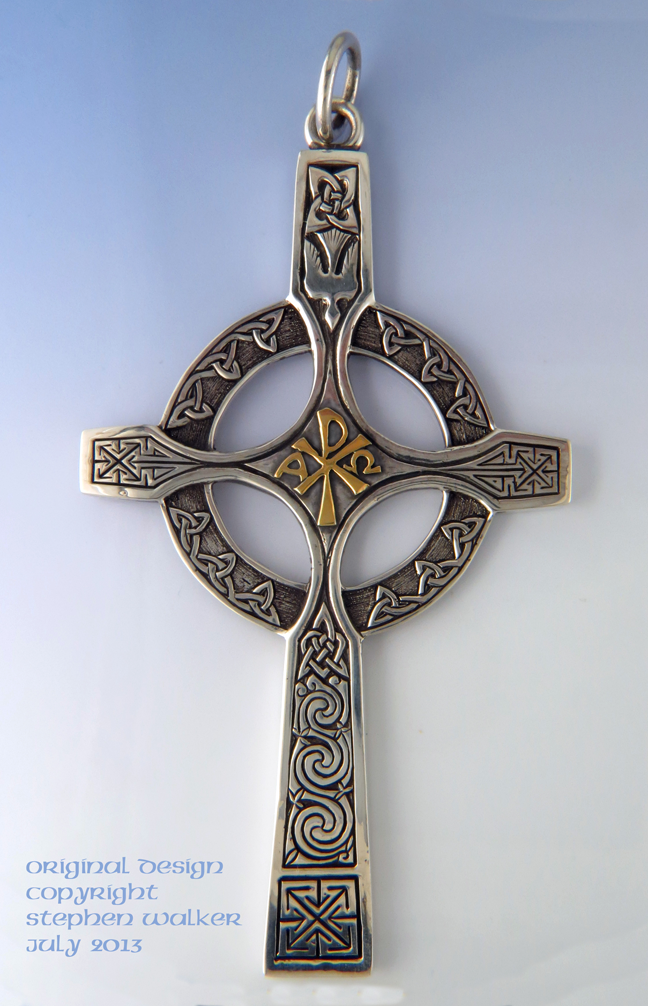 This handcrafted silver and gold Celtic Pectoral Cross is the subject of a new video.