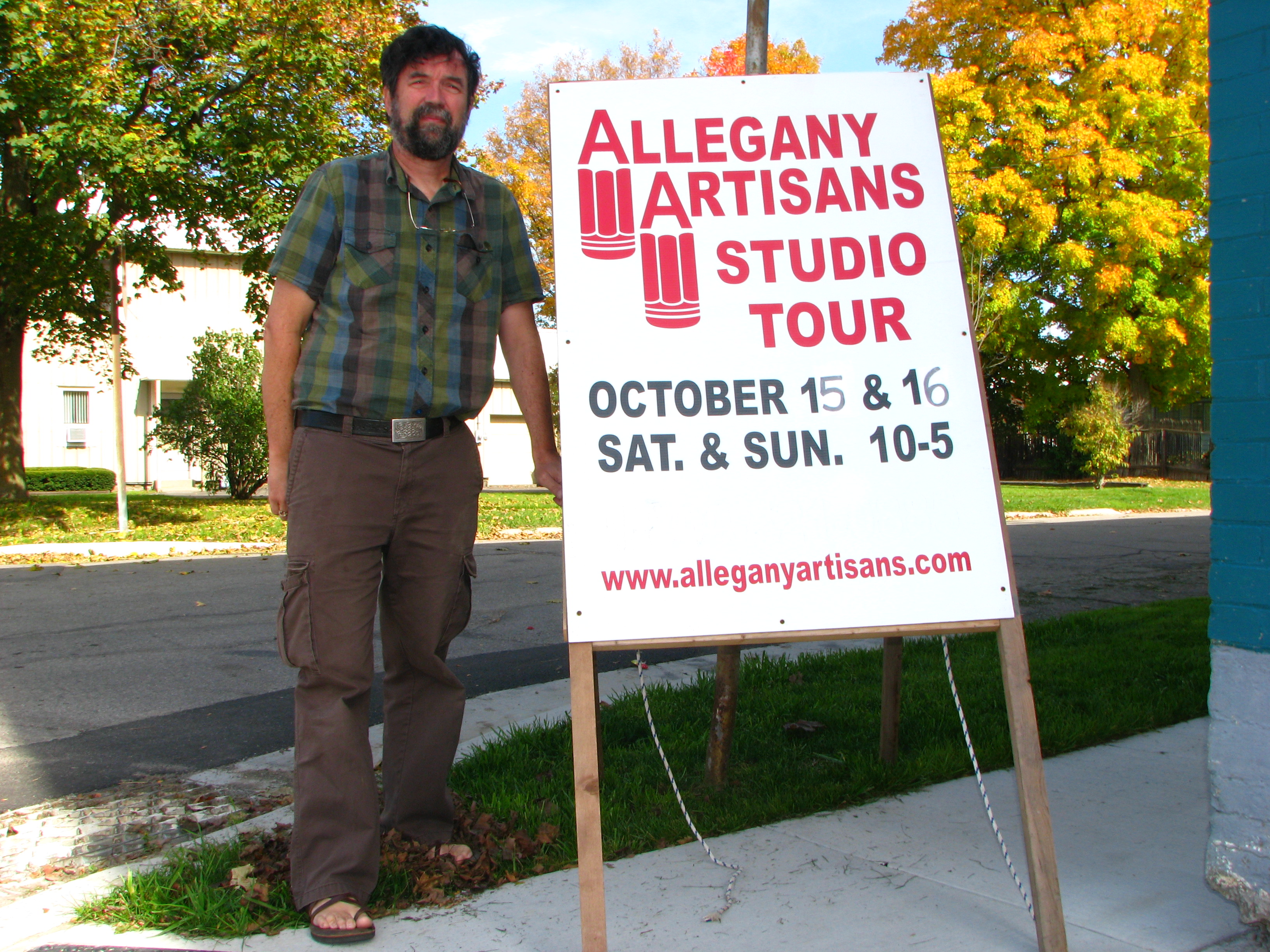 Look for these signs to find the studios of the Allegany Artisans during the 26th annual Studio Tour October 19 & 20, 2013