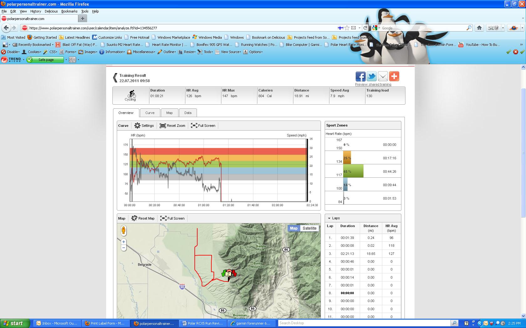 Edge Touring Offers Detailed Post Ride Maps and Metrics With Accurate Altitudes using Altitude Correction