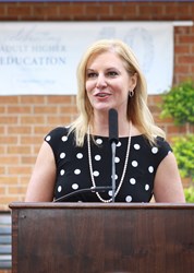 Celebrated entrepreneur and Columbia College Trustee Susan Solovic ’80 commented on the college’s rich history in the St. Louis area, as well its dedication to innovation and education.