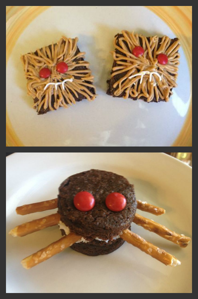 Monster and Spider Brownies