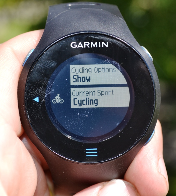 Choose Either Bike or Running Mode With Forerunner 610 To Get Pace Displayed Your Way