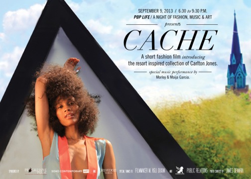 Cache premiers at Pop Life, a night of fashion, music and art for Mercedes Benz Fashion Week Spring/Summer 2014. *Photo courtesy of James Demaria